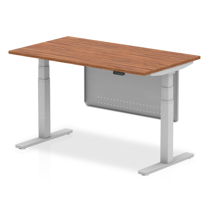 Brisk Height Adjustable Desk without Cable Ports with Steel Modesty Panel - Image 32