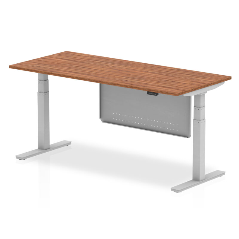 Brisk Height Adjustable Desk without Cable Ports with Steel Modesty Panel - Image 68