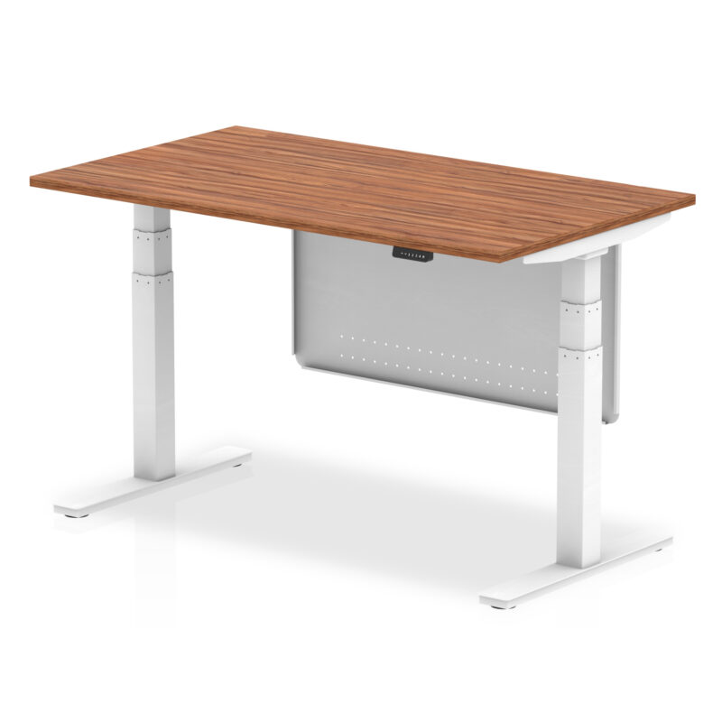 Brisk Height Adjustable Desk without Cable Ports with Steel Modesty Panel - Image 33