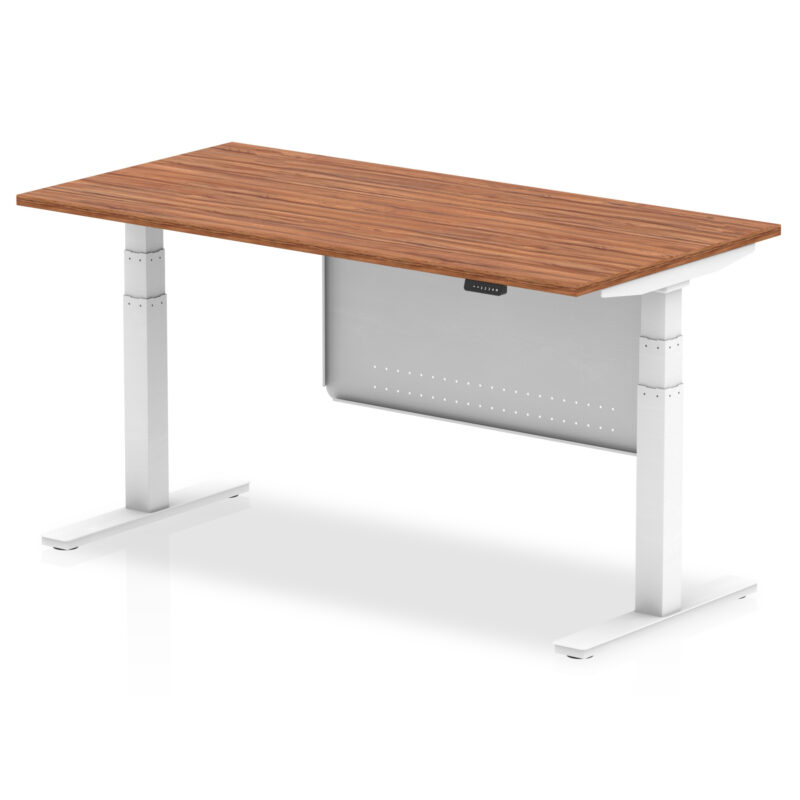 Brisk Height Adjustable Desk without Cable Ports with Steel Modesty Panel - Image 51