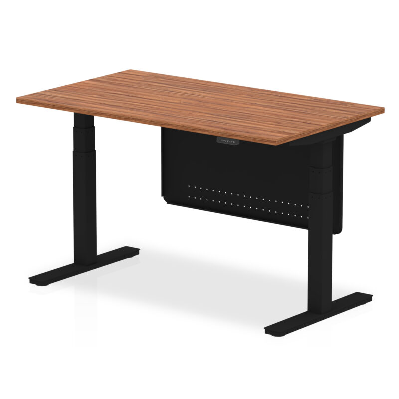 Brisk Height Adjustable Desk without Cable Ports with Steel Modesty Panel - Image 31