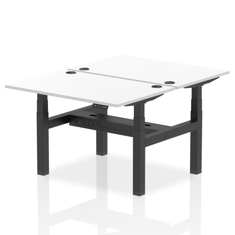 Brisk Back-to-Back Height Adjustable Bench Desk - 2 Person - Image 19