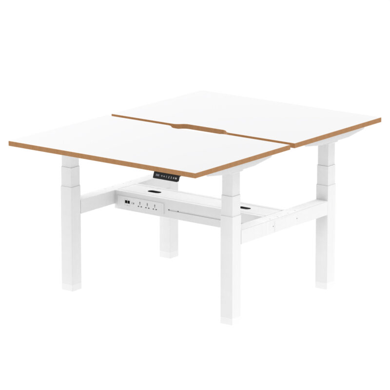 Oslo Brisk Back-to-Back Height Adjustable Bench Desk