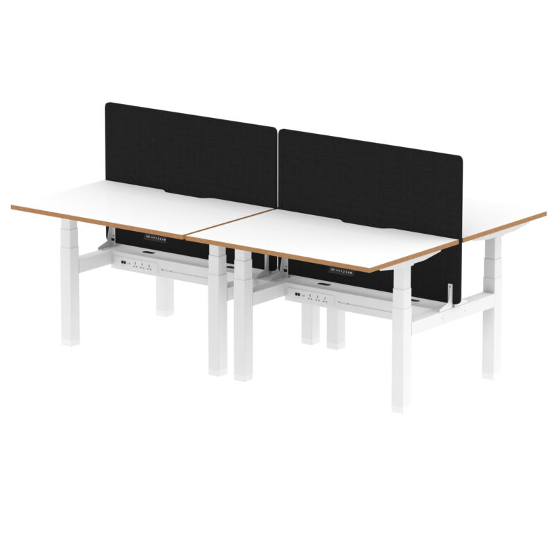 Oslo Brisk Back-to-Back Height Adjustable Bench Desk - Image 5