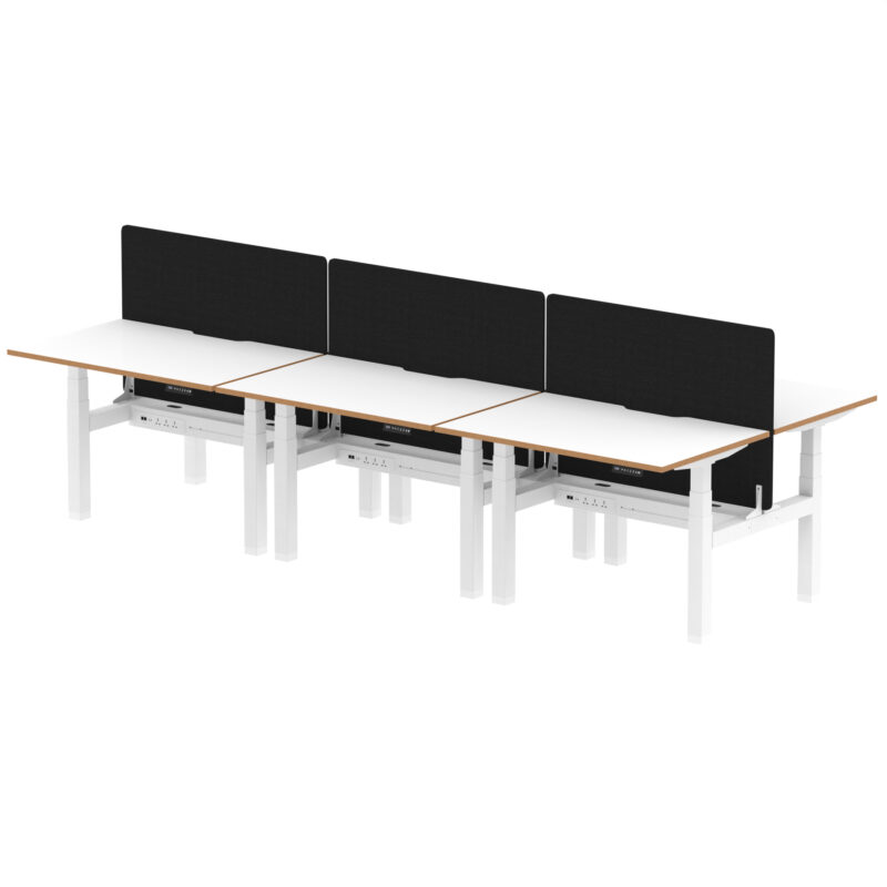 Oslo Brisk Back-to-Back Height Adjustable Bench Desk - Image 6