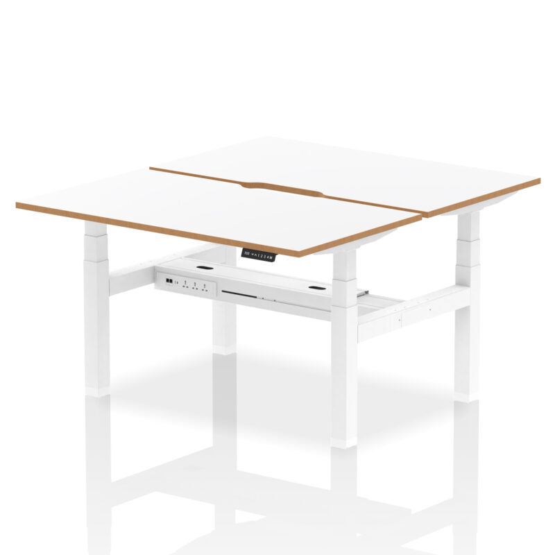 Oslo Brisk Back-to-Back Height Adjustable Bench Desk - Image 7