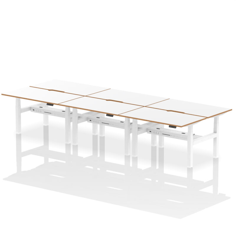 Oslo Brisk Back-to-Back Height Adjustable Bench Desk - Image 9