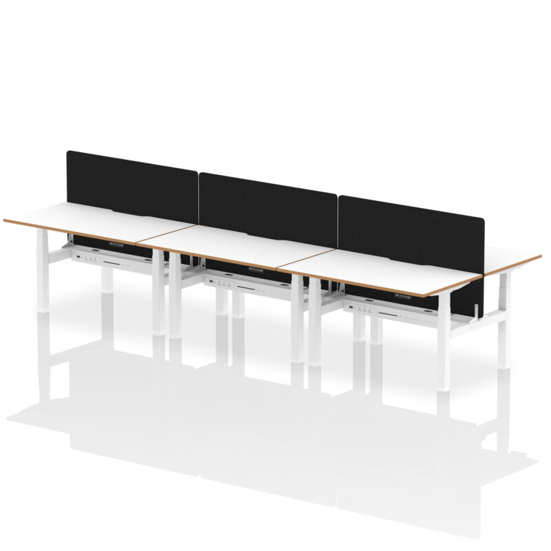 Oslo Brisk Back-to-Back Height Adjustable Bench Desk - Image 12
