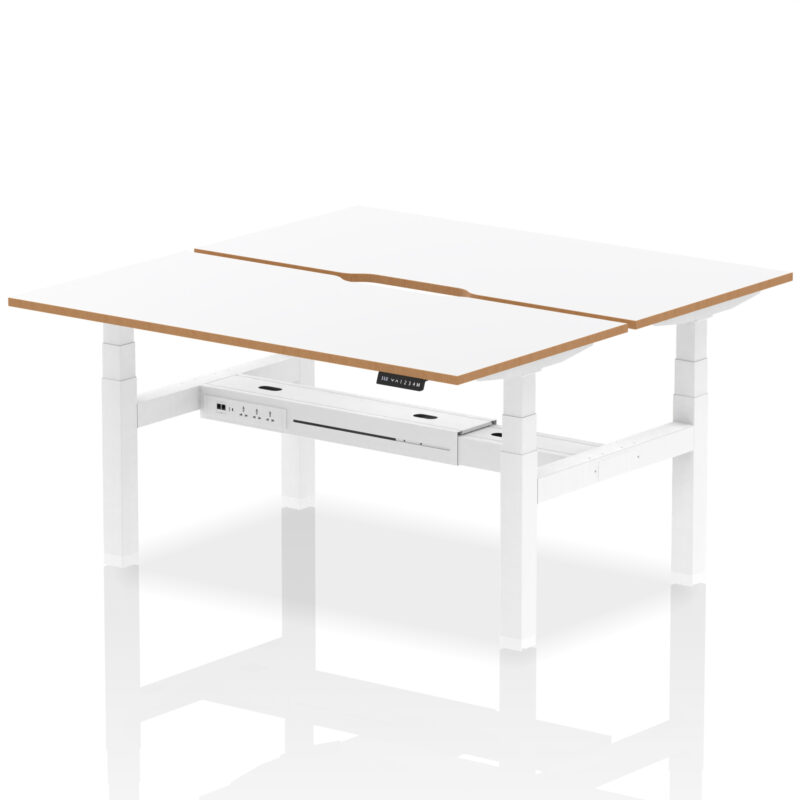 Oslo Brisk Back-to-Back Height Adjustable Bench Desk - Image 13