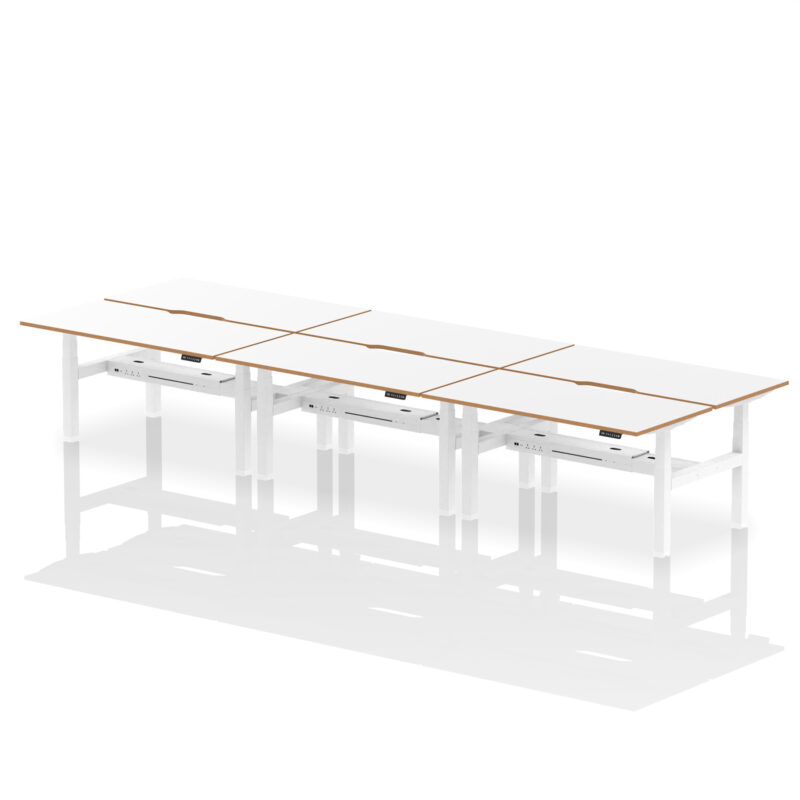 Oslo Brisk Back-to-Back Height Adjustable Bench Desk - Image 15