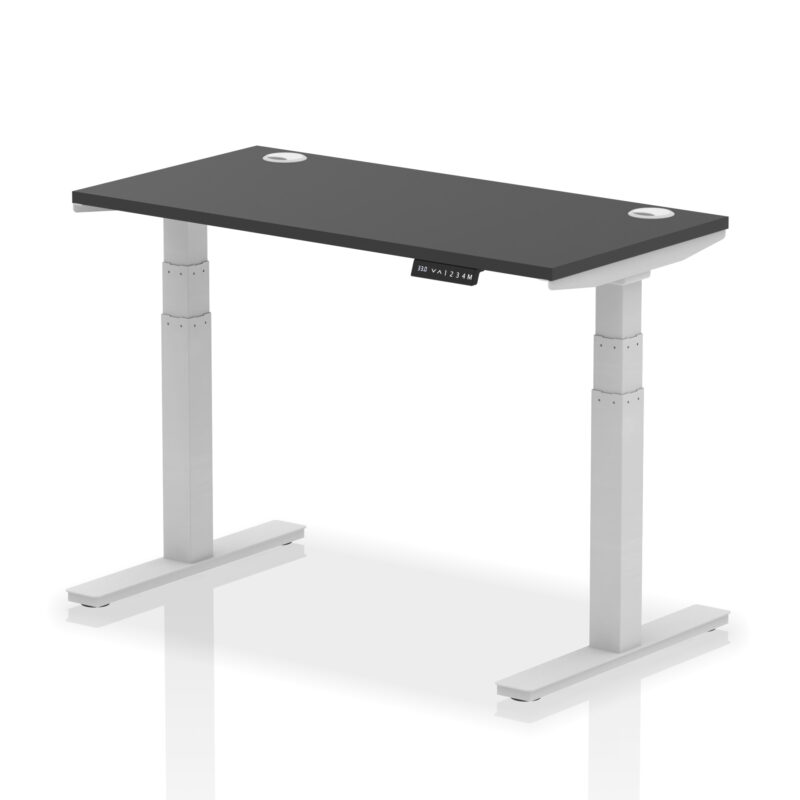 Brisk Height Adjustable Slimline Desk With Cable Ports - Image 147