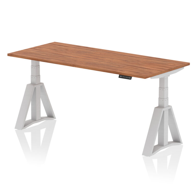 Brisk Height Adjustable Desk without Cable Ports With Piste Foot - Image 8