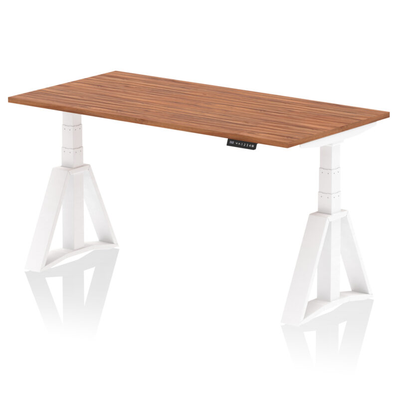 Brisk Height Adjustable Desk without Cable Ports With Piste Foot - Image 27