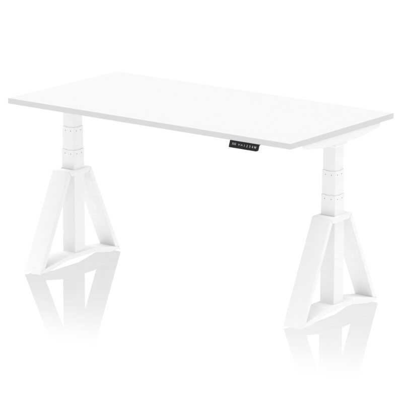 Brisk Height Adjustable Desk without Cable Ports With Piste Foot - Image 31