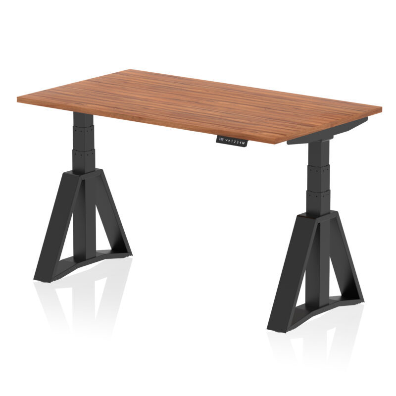 Brisk Height Adjustable Desk without Cable Ports With Piste Foot - Image 54