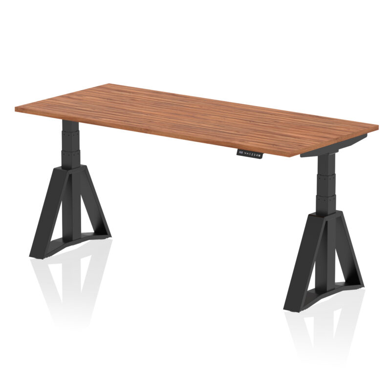 Brisk Height Adjustable Desk without Cable Ports With Piste Foot - Image 56