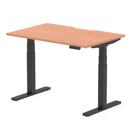 Brisk Scalloped Edge Height Adjustable Office Desk