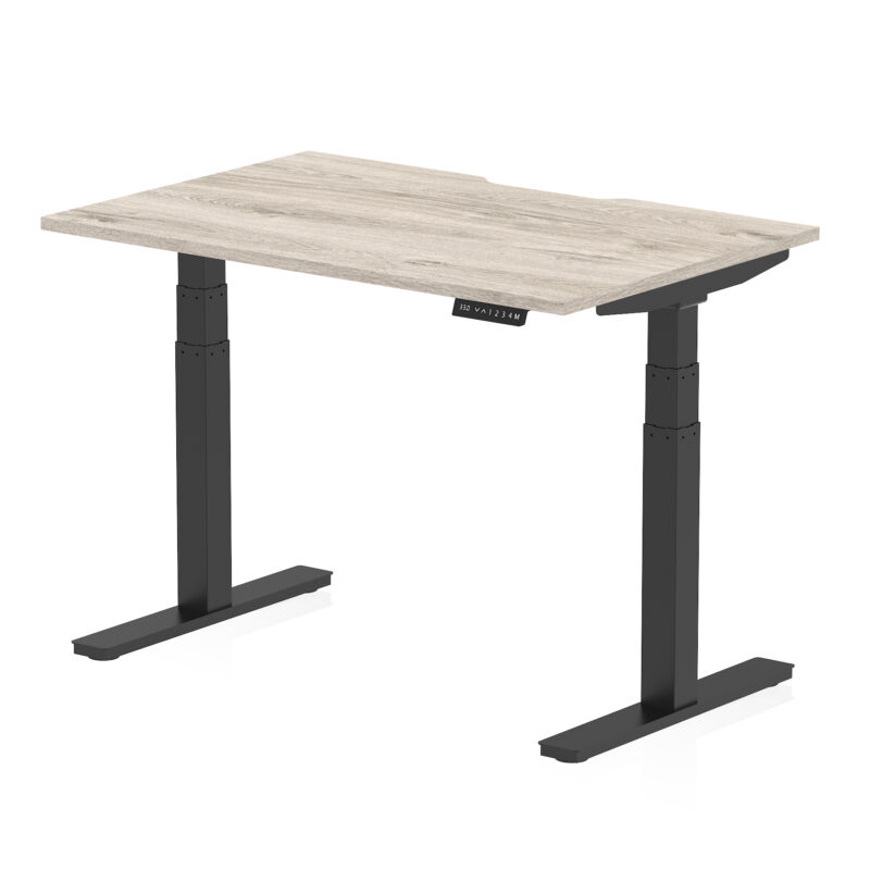 Brisk Scalloped Edge Height Adjustable Office Desk - Image 4