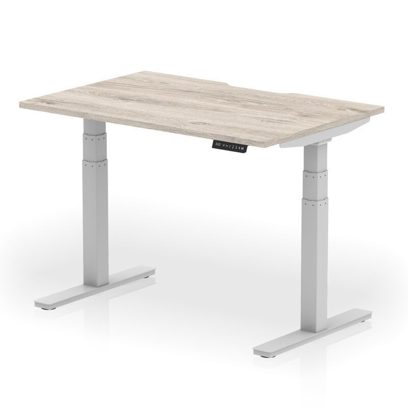 Brisk Scalloped Edge Height Adjustable Office Desk - Image 5