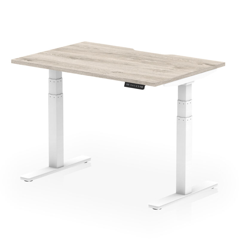 Brisk Scalloped Edge Height Adjustable Office Desk - Image 6