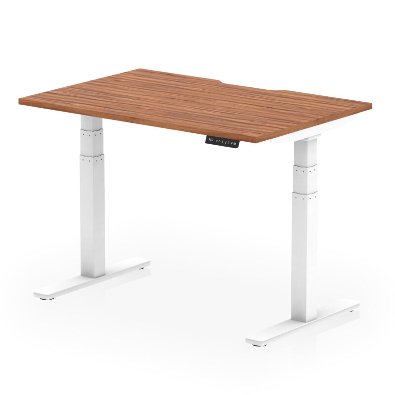 Brisk Scalloped Edge Height Adjustable Office Desk - Image 15
