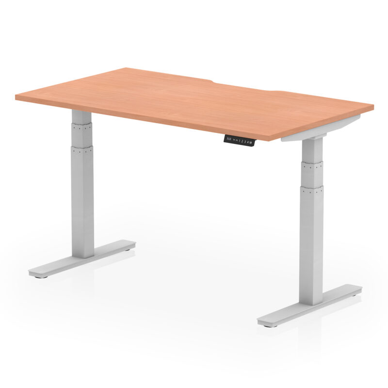 Brisk Scalloped Edge Height Adjustable Office Desk - Image 20