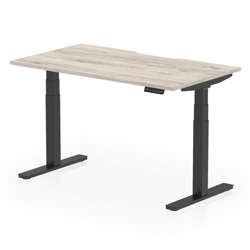 Brisk Scalloped Edge Height Adjustable Office Desk - Image 22