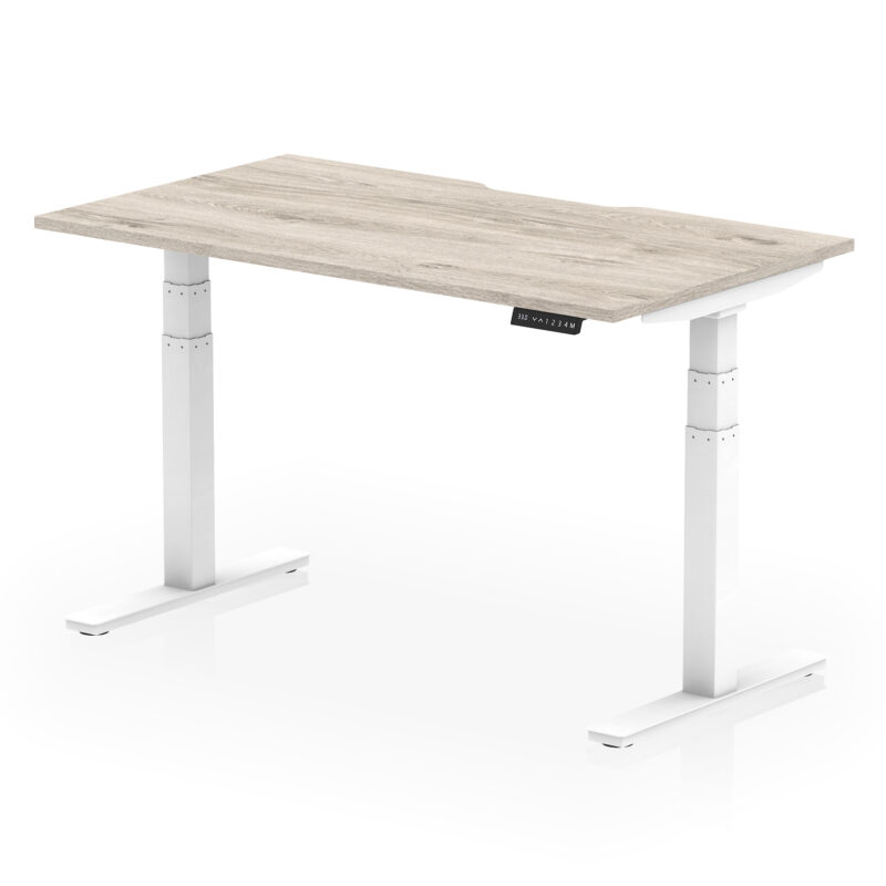 Brisk Scalloped Edge Height Adjustable Office Desk - Image 24