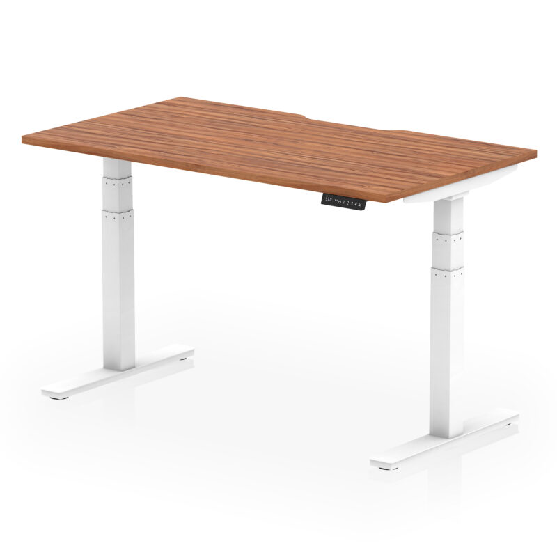 Brisk Scalloped Edge Height Adjustable Office Desk - Image 33