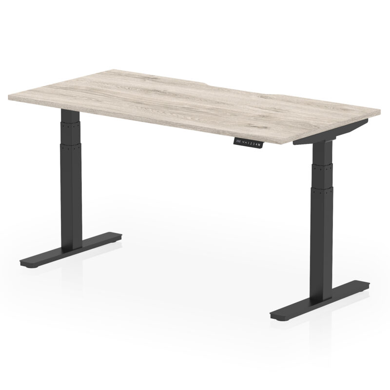 Brisk Scalloped Edge Height Adjustable Office Desk - Image 40