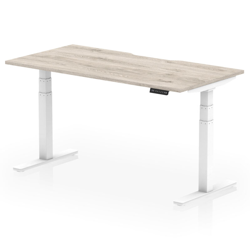 Brisk Scalloped Edge Height Adjustable Office Desk - Image 42