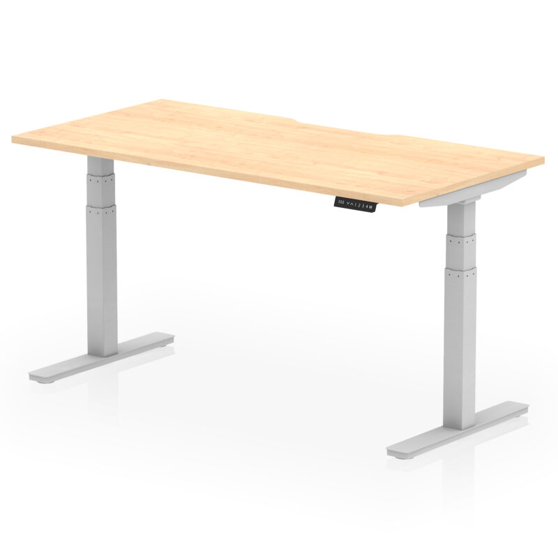 Brisk Scalloped Edge Height Adjustable Office Desk - Image 44
