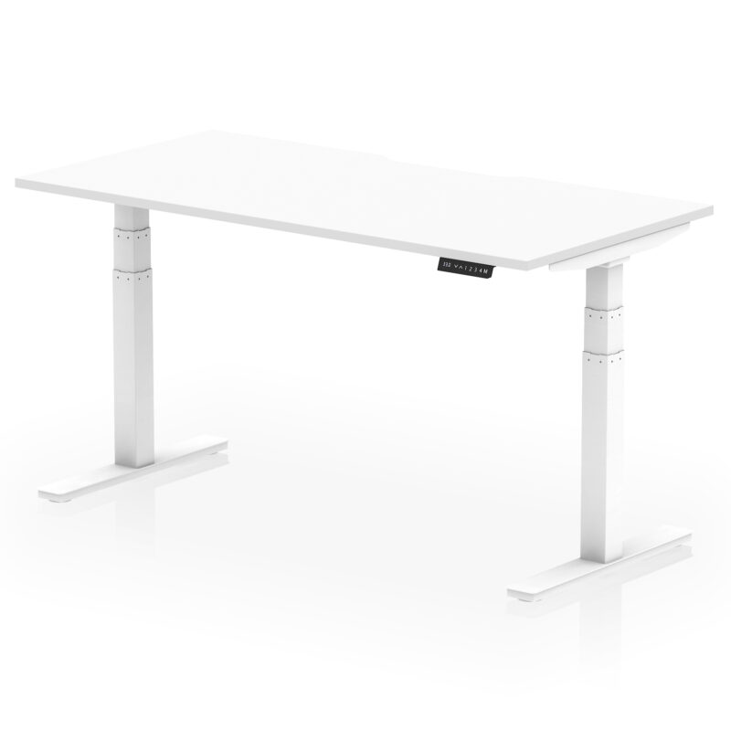 Brisk Scalloped Edge Height Adjustable Office Desk - Image 54