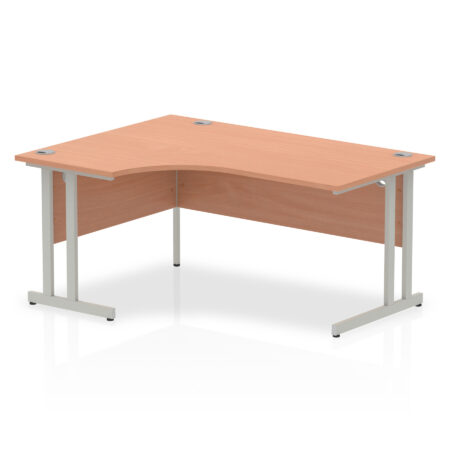 Pace 1600mm Left Crescent Desk Cantilever Leg