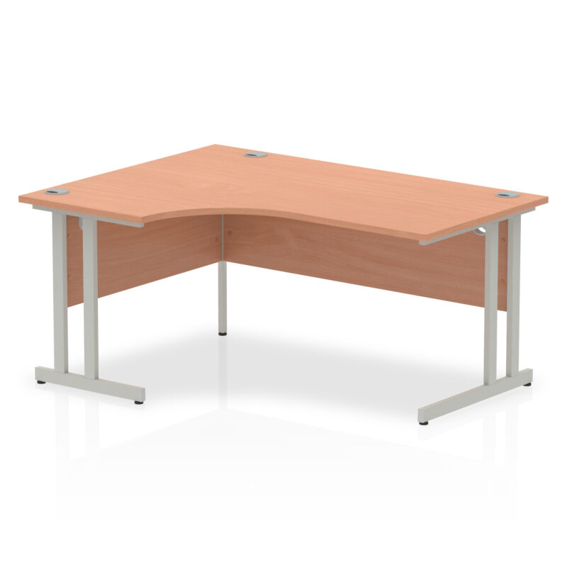 Pace 1600mm Left Crescent Desk Cantilever Leg