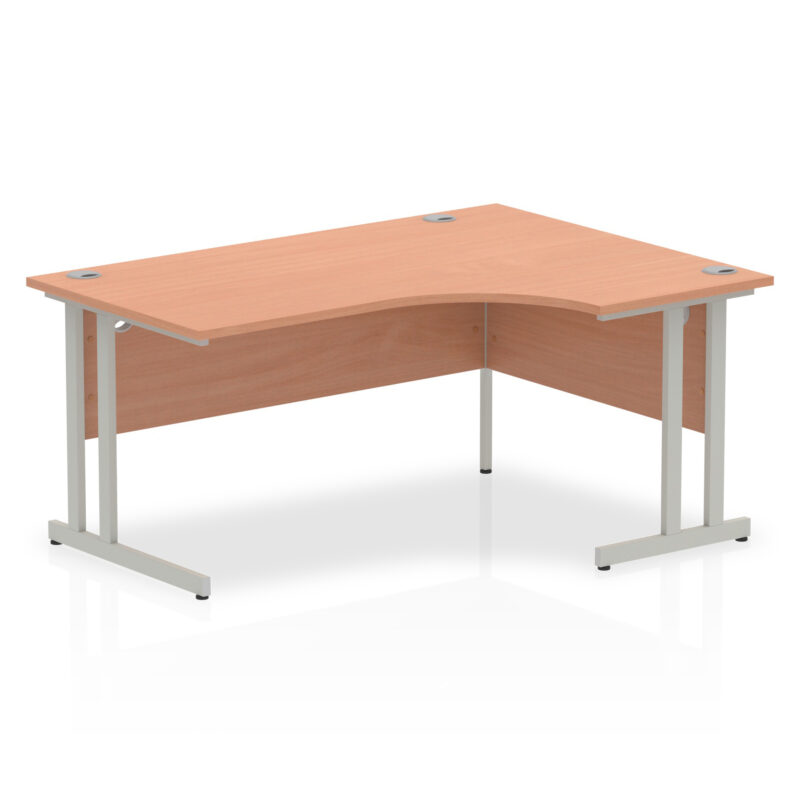 Pace 1600mm Right Crescent Desk Cantilever Leg