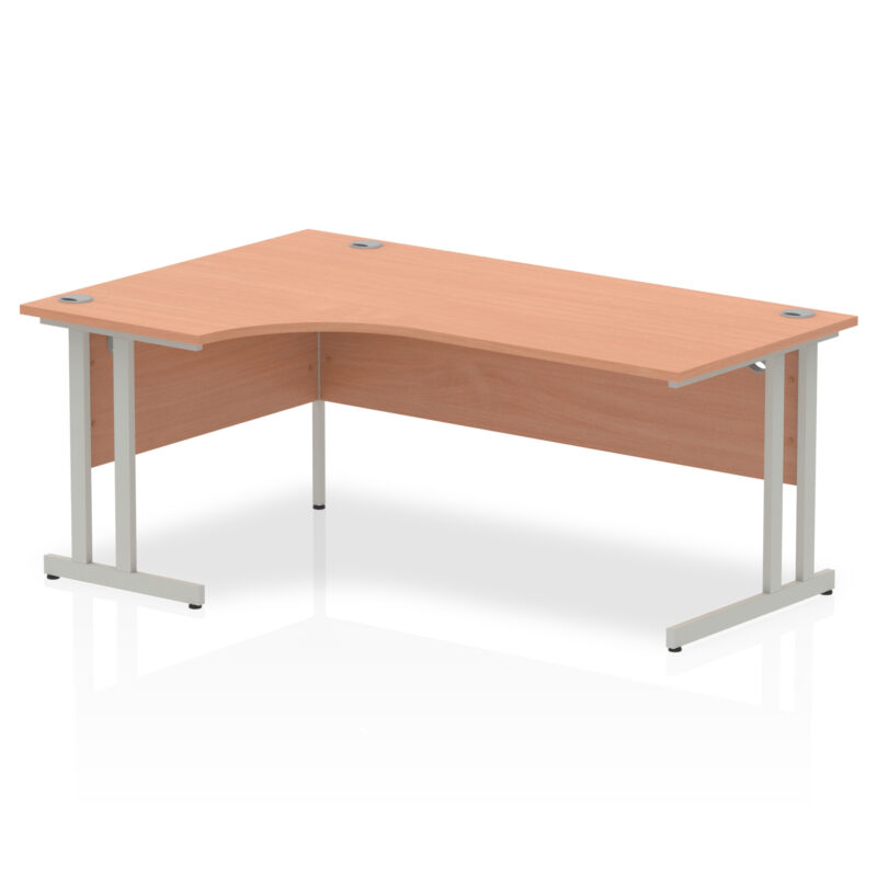 Pace 1800mm Left Crescent Desk Cantilever Leg