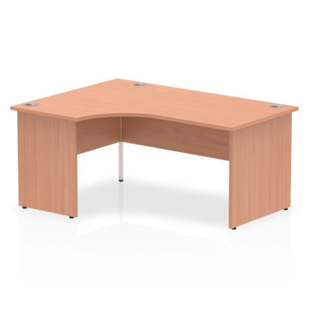 Pace 1600mm Left Crescent Desk Panel End Leg