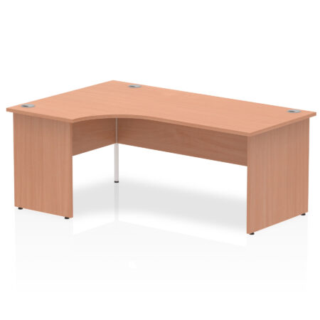 Pace 1800mm Left Crescent Desk Panel End Leg
