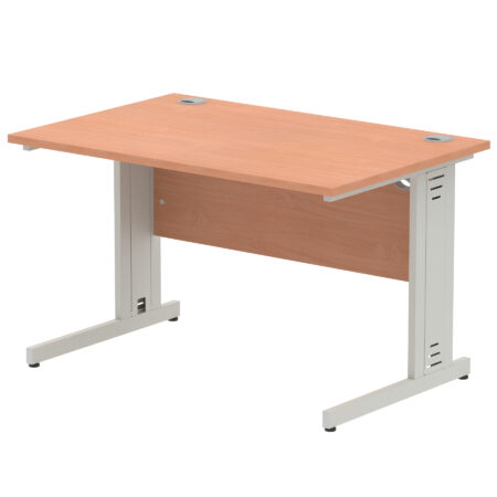 Pace 1200mm Straight Desk Cable Managed Leg