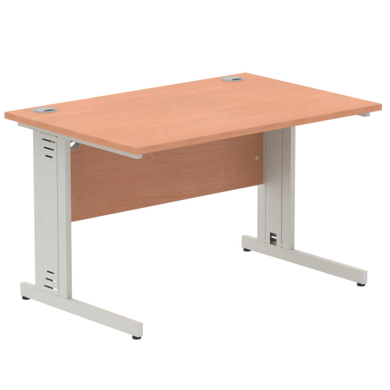 Pace 1200mm Straight Desk Cable Managed Leg - Image 3