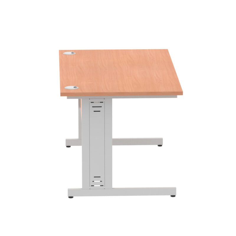 Pace 1400mm Straight Desk Cable Managed Leg - Image 4