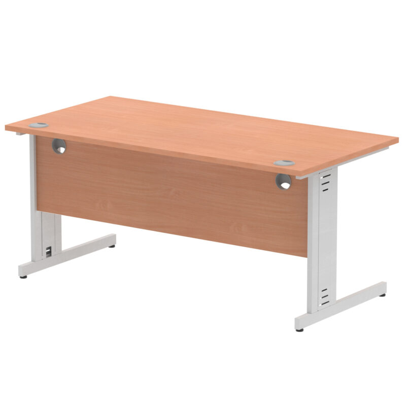 Pace 1600mm Straight Desk Cable Managed Leg - Image 5