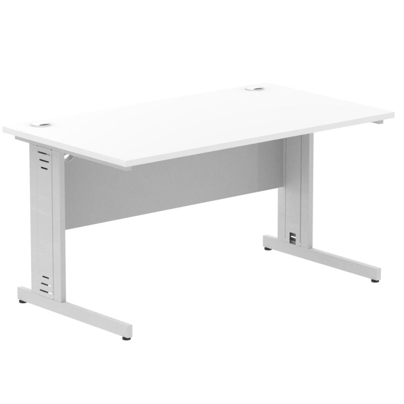 Pace 1400mm Straight Desk Cable Managed Leg - Image 83