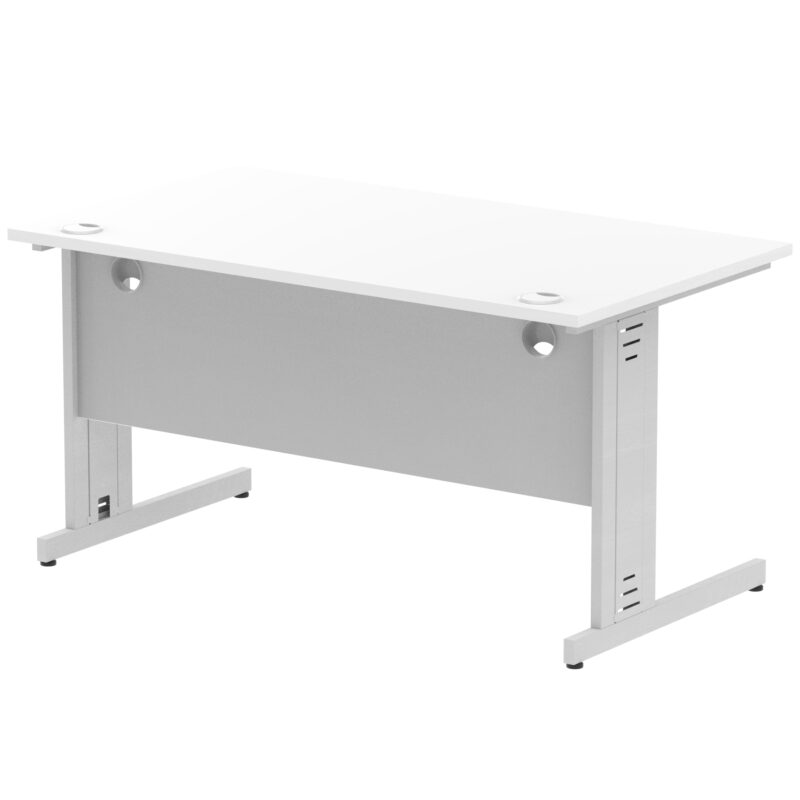 Pace 1400mm Straight Desk Cable Managed Leg - Image 85
