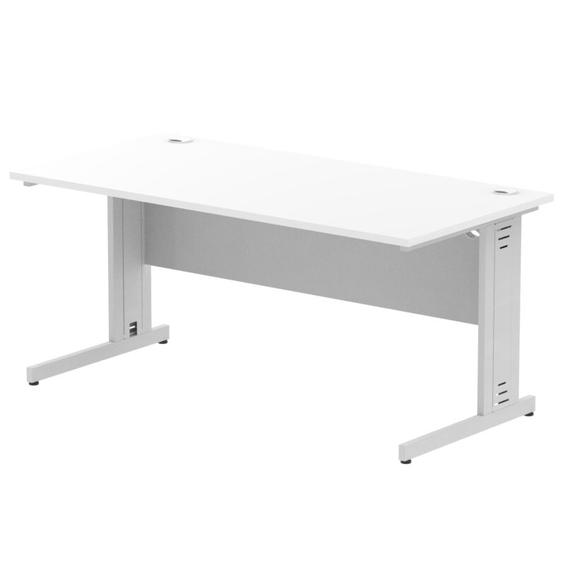 Pace 1600mm Straight Desk Cable Managed Leg - Image 81