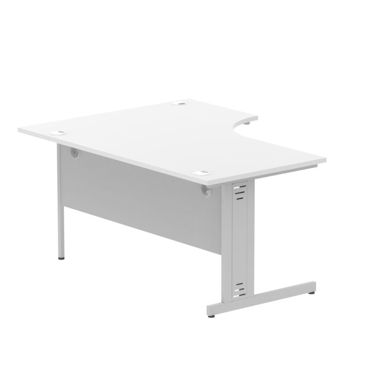 Pace 1600mm Left Crescent Desk Cable Managed Leg - Image 54