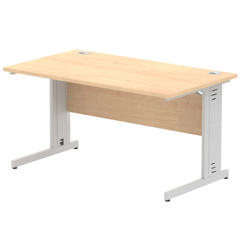 Pace 1400mm Straight Desk Cable Managed Leg - Image 33