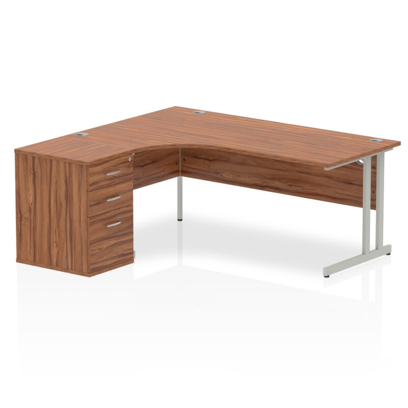 Pace 1800mm Cantilever Left Crescent Desk Workstation - Image 26