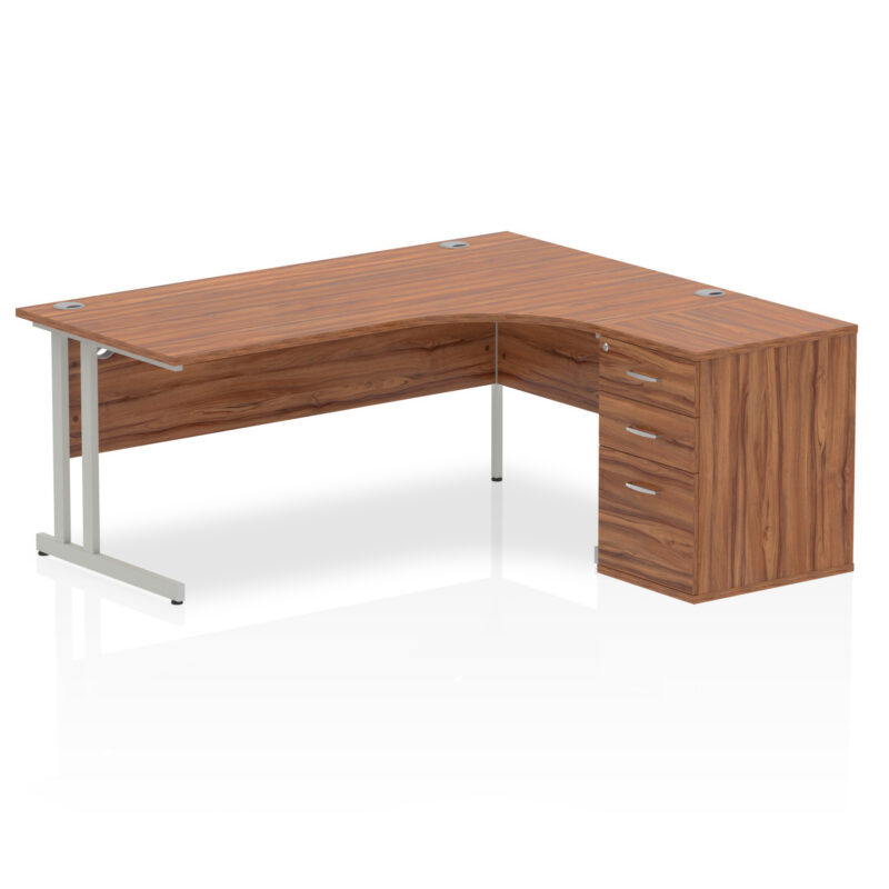 Pace 1800mm Cantilever Right Crescent Desk Workstation - Image 26